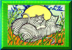 SER022GreenOrangeCats.jpg (53987 bytes)